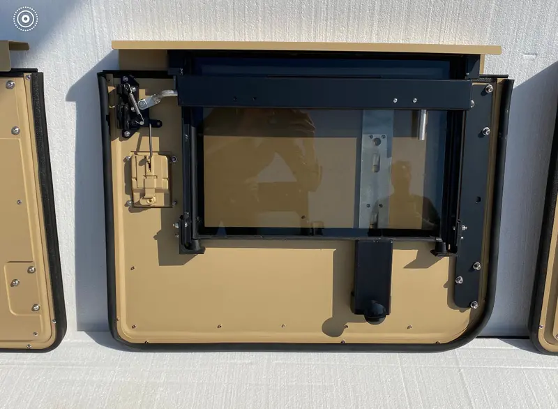 Set Of 4 Military Split Doors With X Pattern, Convertible From Full Doors To Half Doors Fit Humvee 6