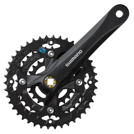 Shimano Acera M361 Square Taper Triple Crankset - Black 1