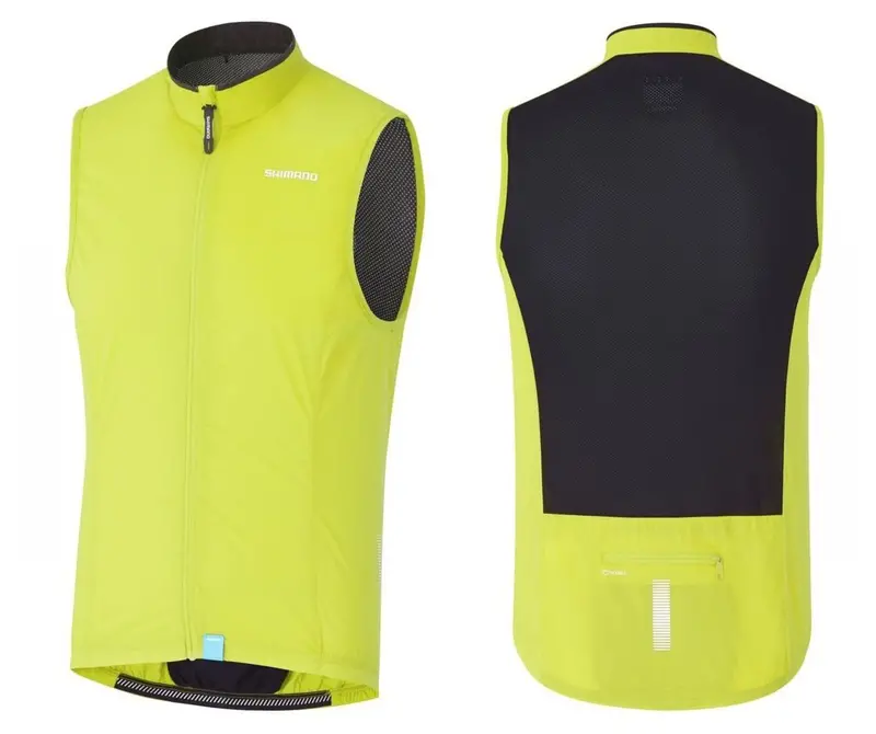 Shimano Compact Wind Vest - Neon Yellow 1