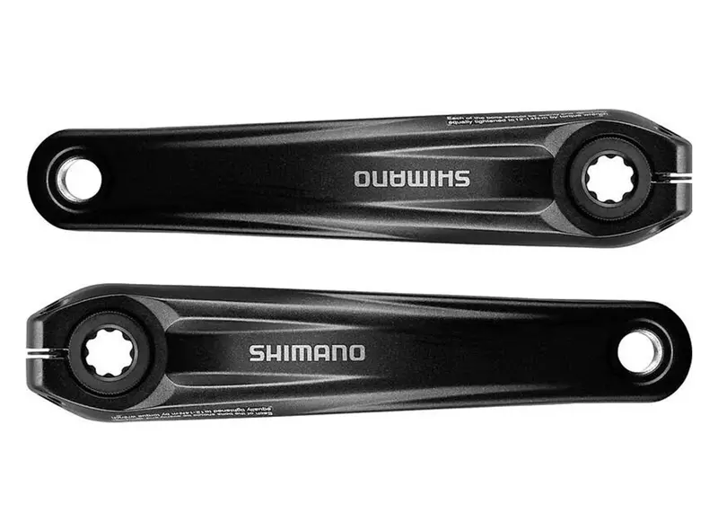 Shimano E8000 Crank Arm Set - Black 1