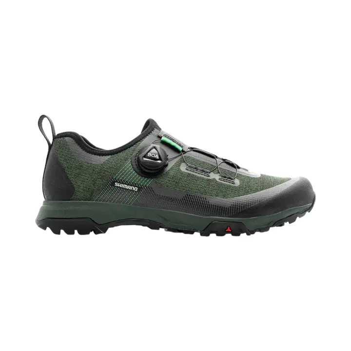 Shimano Et701 Flat Touring Shoe - Green 1
