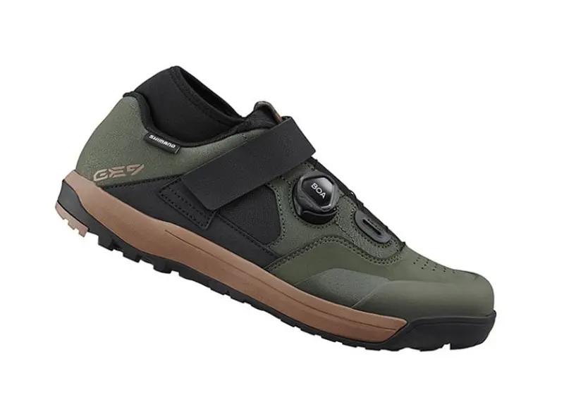 Shimano Ge9 Spd Gravity Enduro Shoe - Olive 1