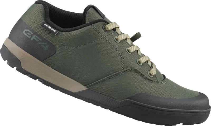 Shimano Gf4 Flat Pedal Mtb Shoe - Olive 1