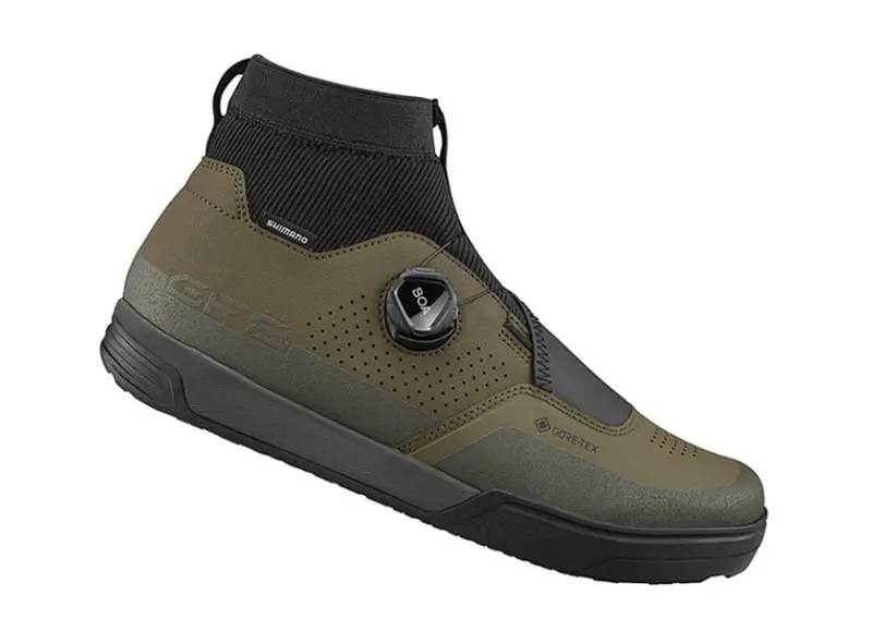Shimano Gf800 Gtx Flat Pedal Mtb Shoe - Khaki 1