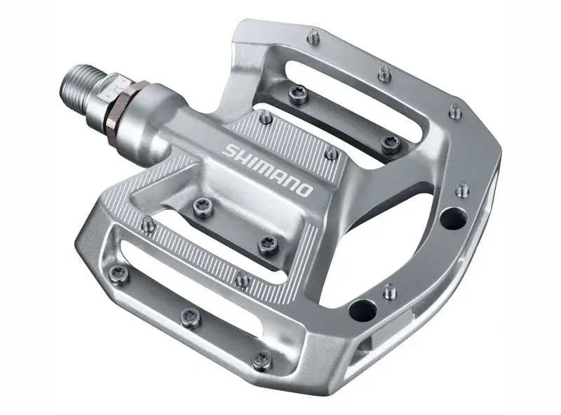 Shimano Gr500 Flat Pedals - Silver 1