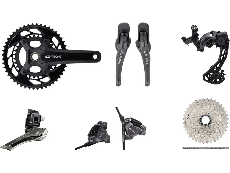Shimano Grx Rx820 12 Spd Double Groupset - 11-36T 1