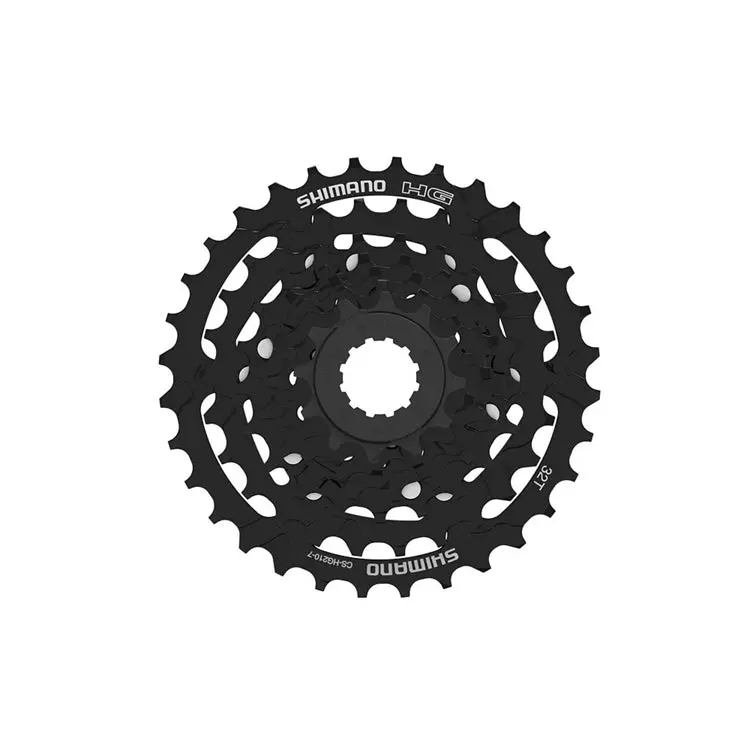 Shimano Hg210-7 7 Spd Mtb Cassette - Black 1