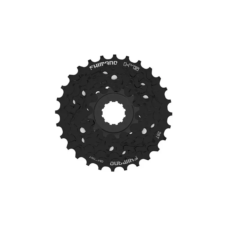 Shimano Hg210-7 7 Spd Mtb Cassette - Black 2