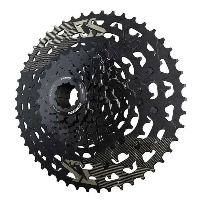 Shimano Linkglide Lg700 11 Spd Mtb Cassette - Black 1