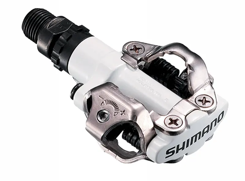 Shimano M520 Spd Pedals - White 1