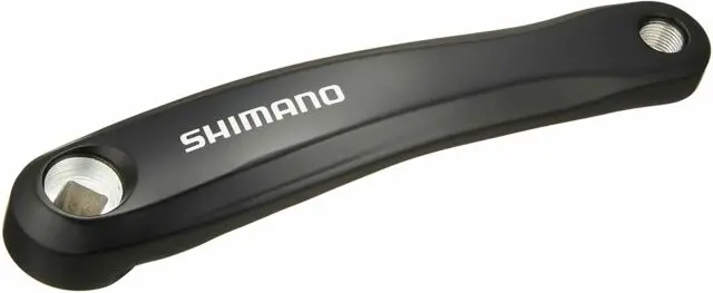 Shimano Mt101 Left Hand Square Taper Crank Arm - Black 1
