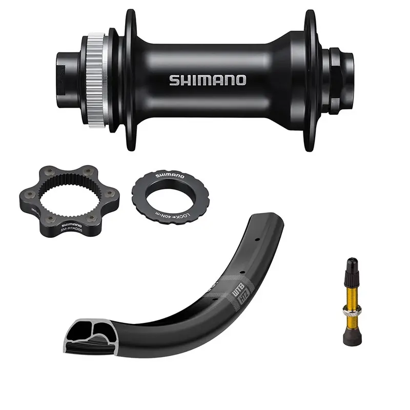 Shimano Mt400-B On Wtb Htz I30 Disc 27.5" Mtb Wheel - Rear 1
