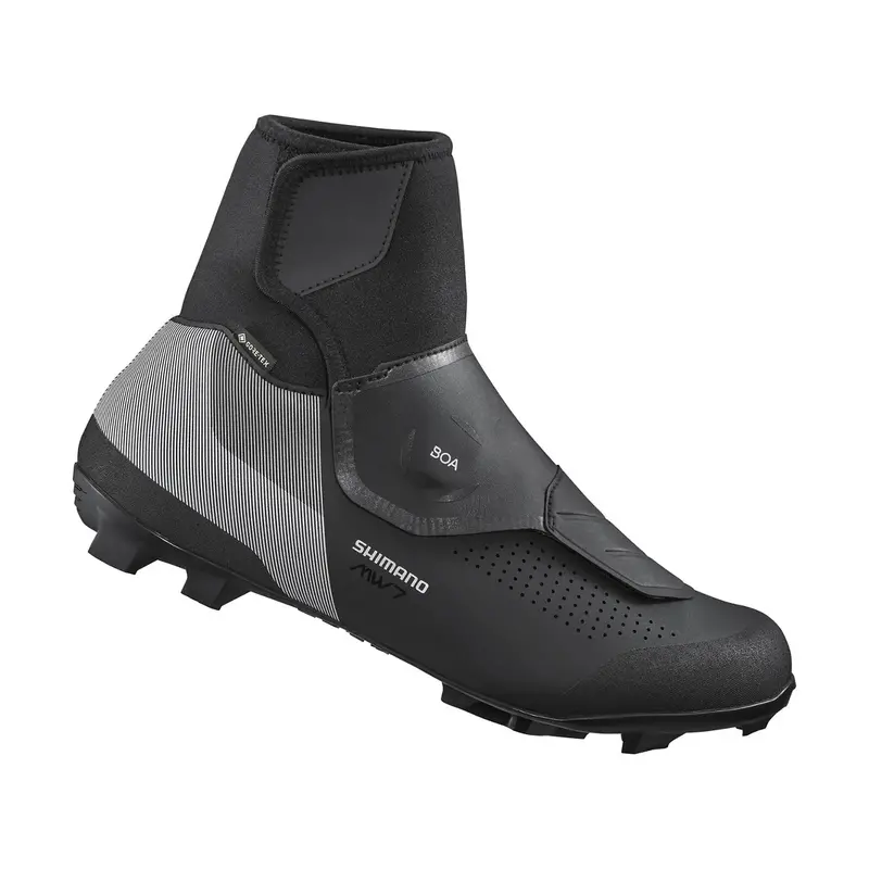 Shimano Mw702 Cold Weather Bicycle Shoes - Black 1