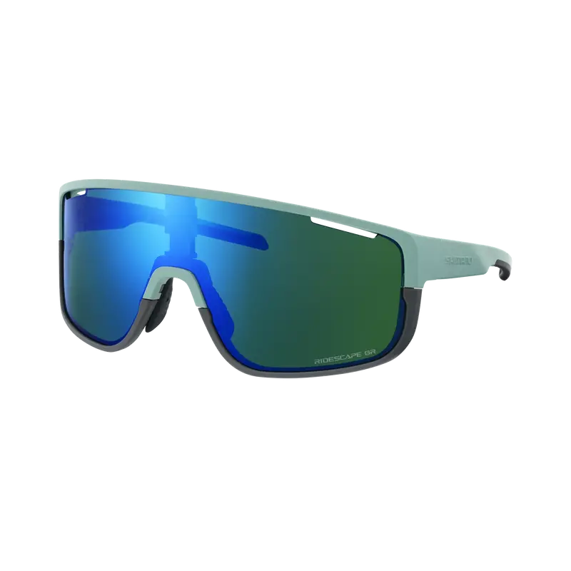 Shimano Pulsar Rs Sunglasses - Gravel Lens - Sage Green 1