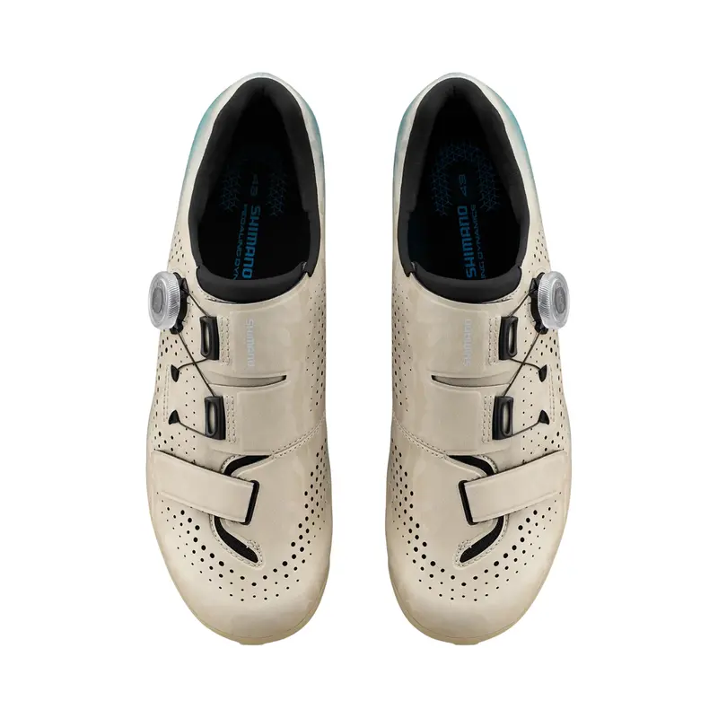 Shimano Rx600 Spd Off Road Shoes - Beige-Blue 3