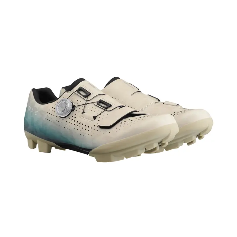 Shimano Rx600 Spd Off Road Shoes - Beige-Blue 6