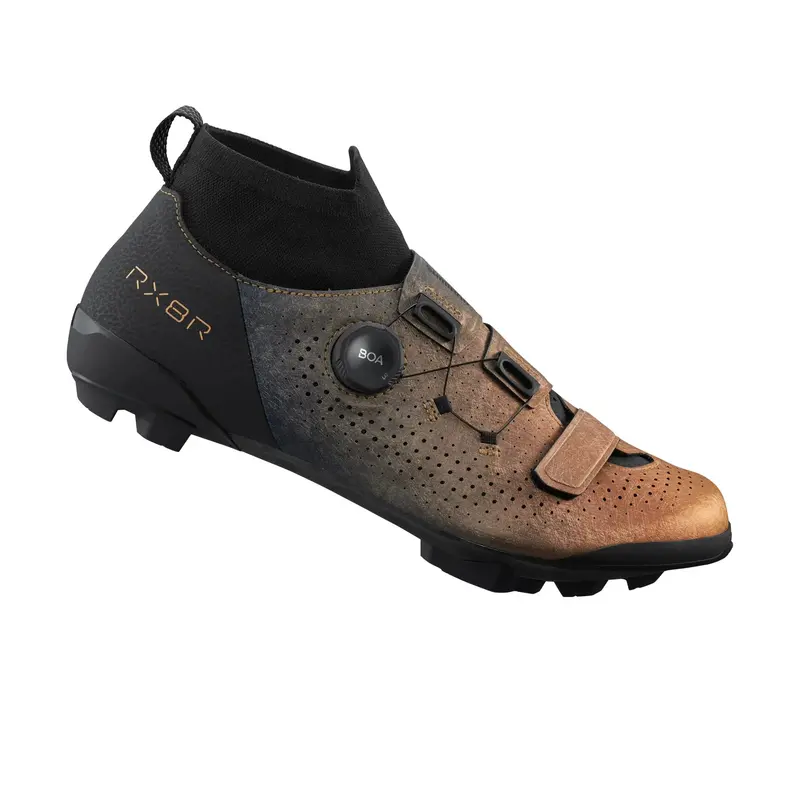 Shimano Rx801r Spd Gravel Shoe - Metallic Orange 1