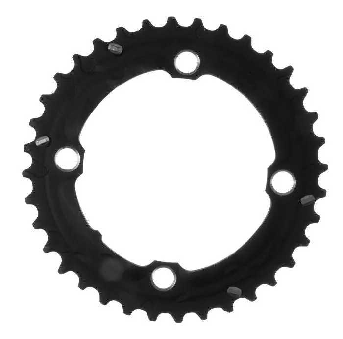 Shimano Slx Fcm665 9 Spd Double Chainring - Black 1