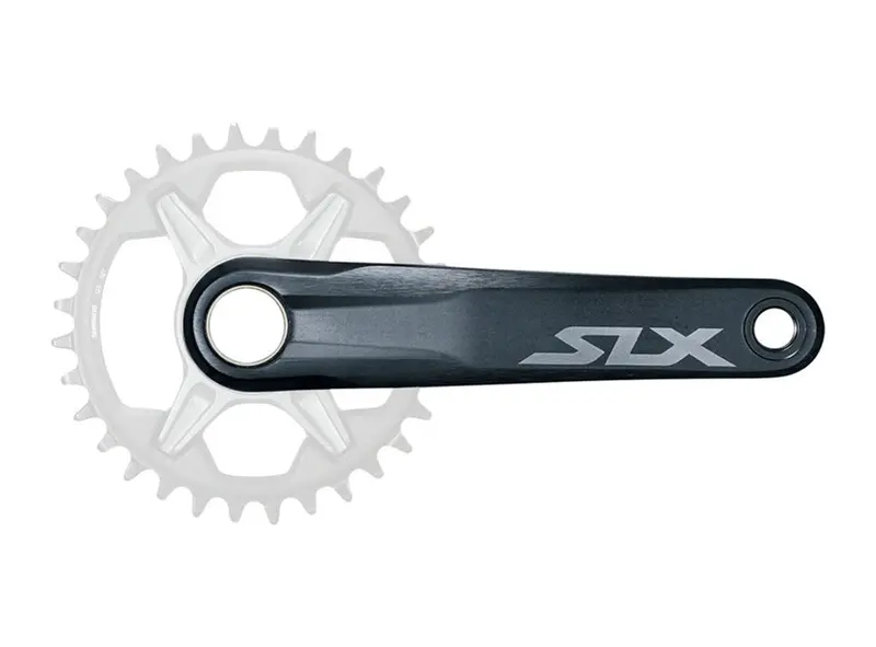 Shimano Slx M7130-1 12 Spd Mtb Crankset - Ano Gray 1