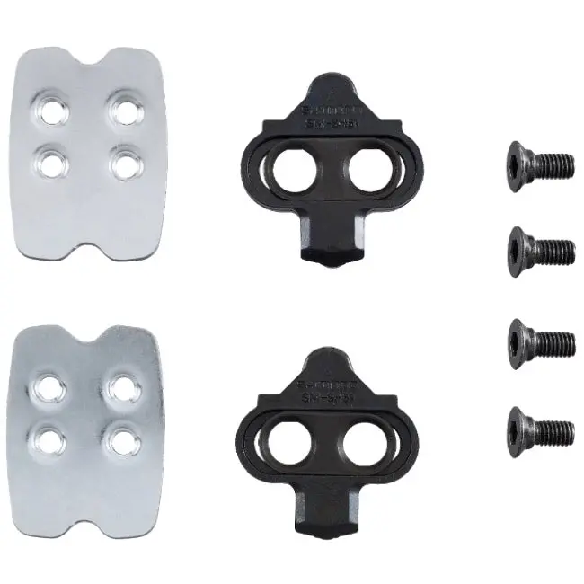 Shimano Sm-Sh56 Spd Multi-Release Cleat Set With Nut - Silver 1