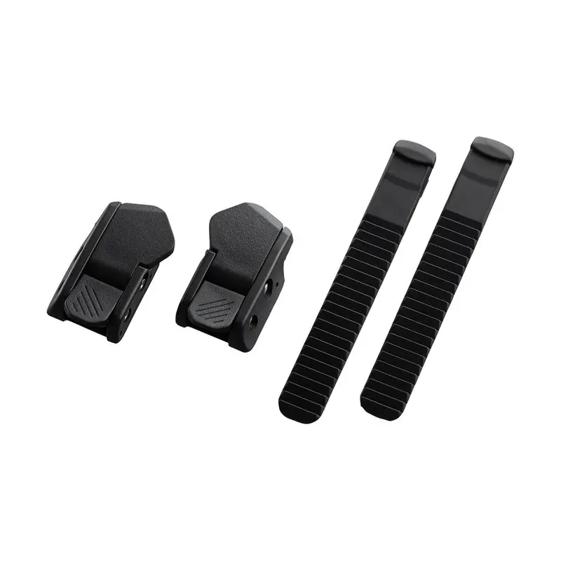 Shimano Super Low Profile Buckle - Strap Set - Black 1