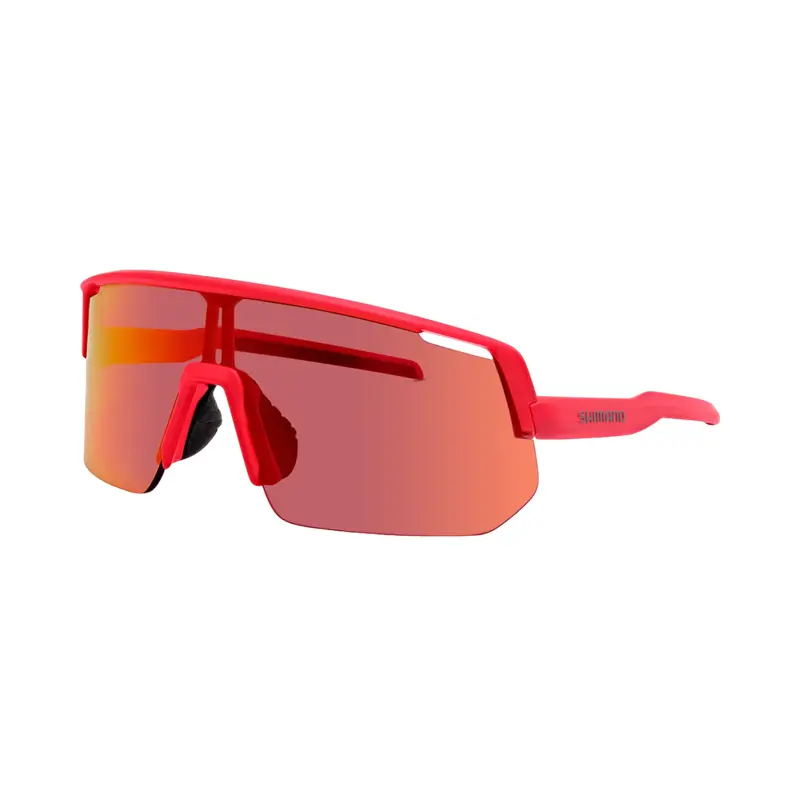 Shimano Technium L Sunglasses - Crimson - Ridescape Road Lens 1