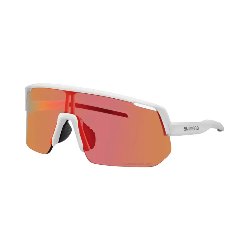 Shimano Technium L Sunglasses - Matt White - Ridescape Road Lens 1
