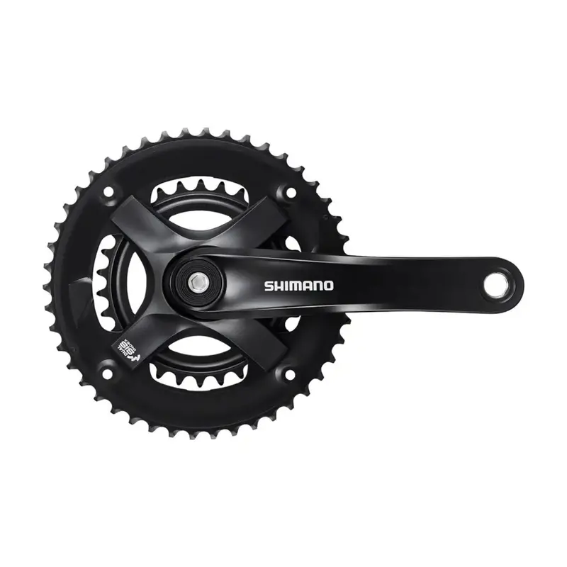 Shimano Tourney Ty-501-2 Double 7/8 Spd Crankset - Black 1