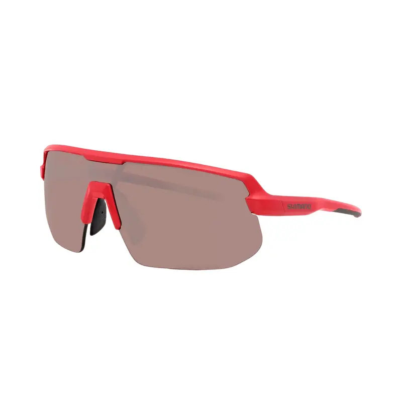 Shimano Twinspark 2 Sunglasses - Deep Red - Ridescape High Contrast Lens 1