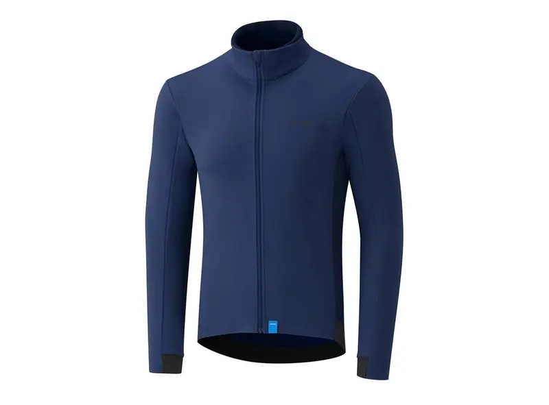 Shimano Wind Long Sleeve Road Jersey - Blue 1