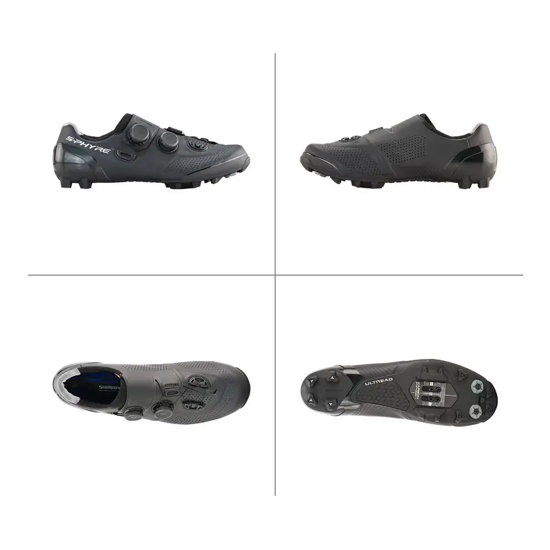 Shimano Xc902 S-Phyre Spd Xc Mtb Shoe - Wide - Black 4