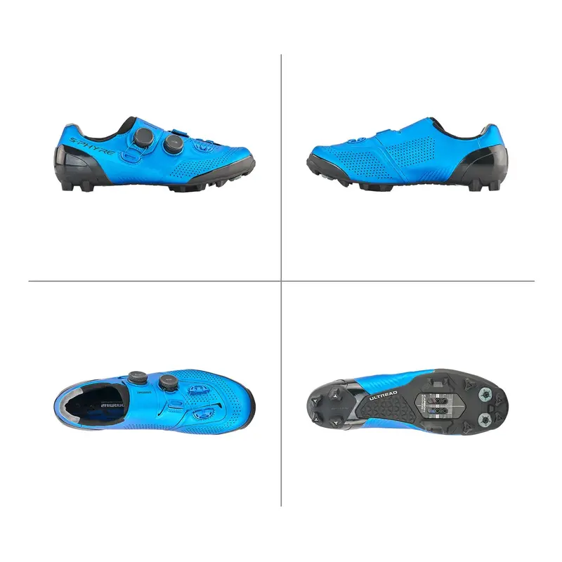Shimano Xc902 S-Phyre Spd Xc Mtb Shoe - Wide - Blue 5