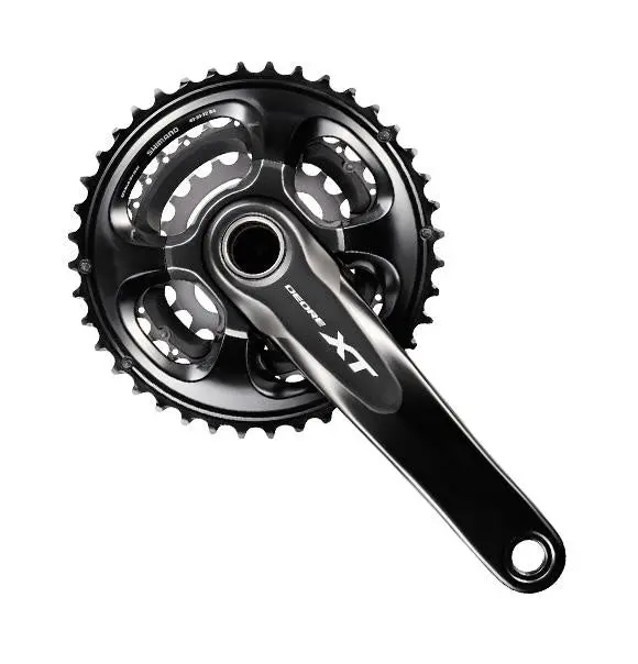 Shimano Xt M8000 3X11 Spd Crankset - Black 1