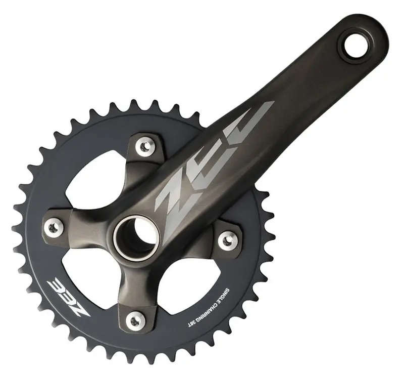 Shimano Zee M645 10 Spd Crankset - Black 1