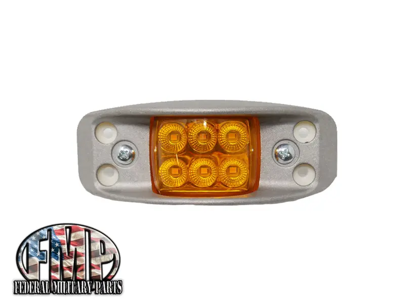 Side Marker Clearance Light Amber Lens Alloy Body Led 1