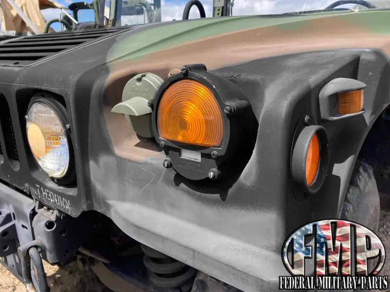 Side Marker Clearance Lights Amber Lens Black Body L.E.D. 5