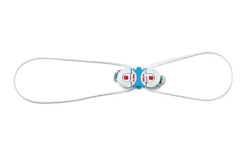Sidi Shot 2/Tiger 2 Double Tecno 3 Push System - Half Pair - Light Blue-White 1