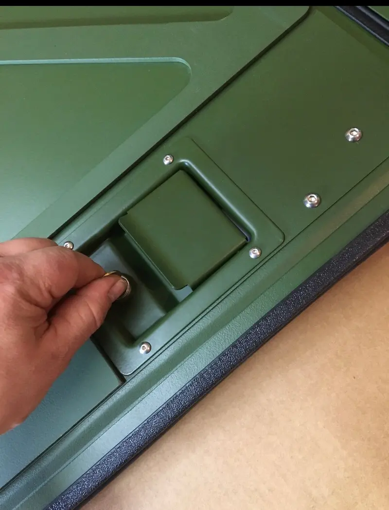 Single Locking Door Handle For Military Humvee H1 Hard Doors 9