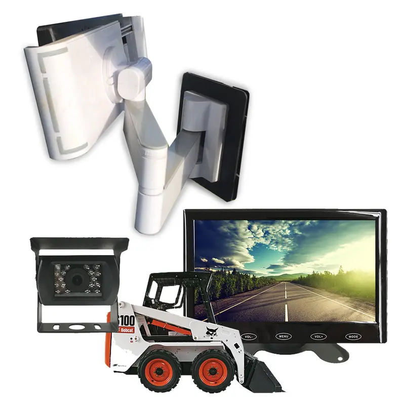 Skid Steer Bobcat Back Up Camera + Mounting Arm - Universal For All Skid Steer Loaders 1