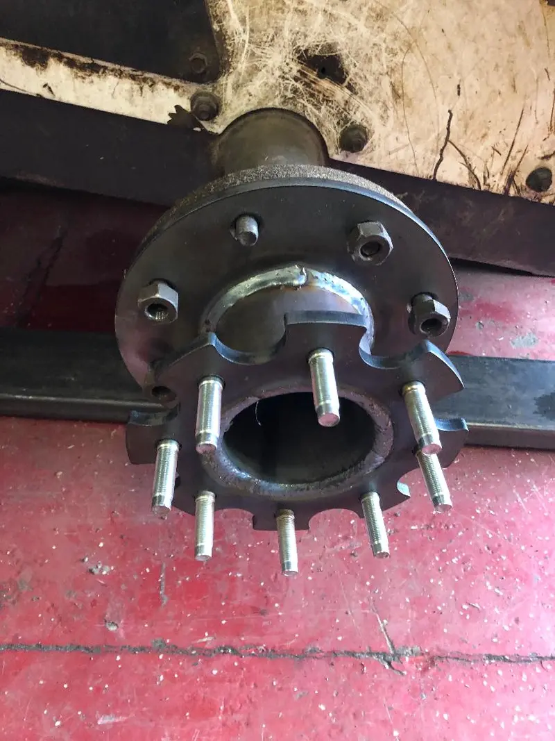 Skid Steer Wheel, Rim And Tire Adapter Plates - Adapt To 8 Lug Rims - Bobcat Skid Steer Loader 1