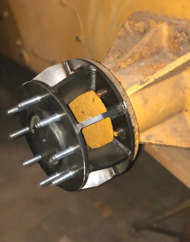 Skid Steer Wheel, Rim And Tire Adapter Plates - Adapt To 8 Lug Rims - Bobcat Skid Steer Loader 2