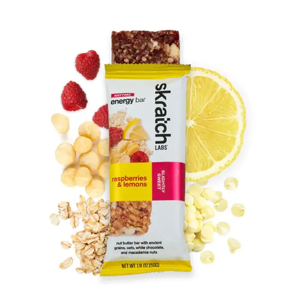 Skratch Labs Anytime Energy Bar - Raspberries & Lemons 1