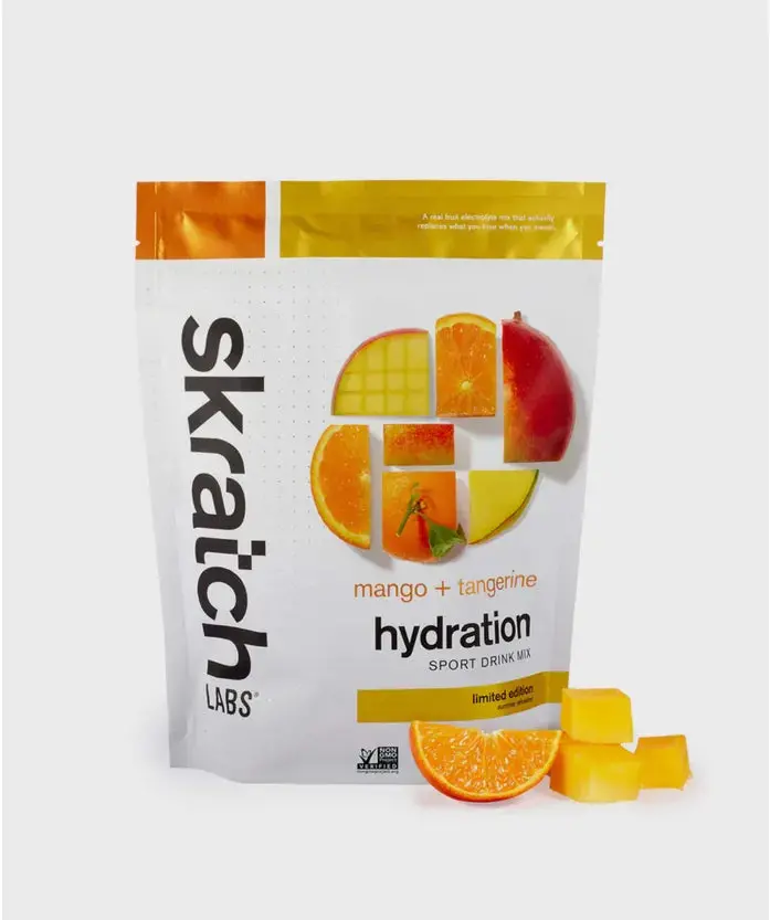 Skratch Labs Sport Hydration Mix - Mango With Caffeine 1