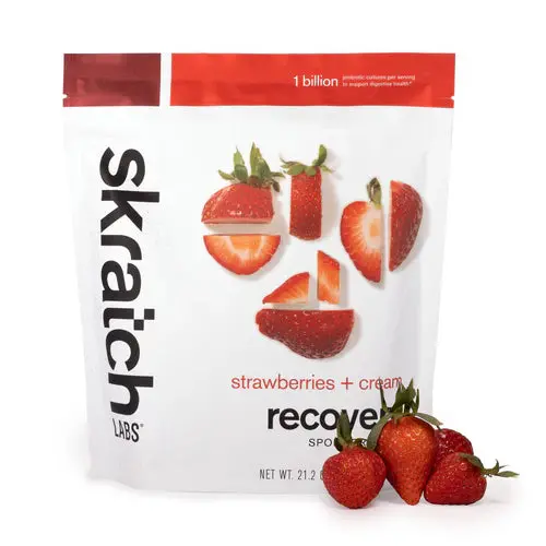 Skratch Labs Sport Recovery Drink Mix - Strawberry & Cream 1
