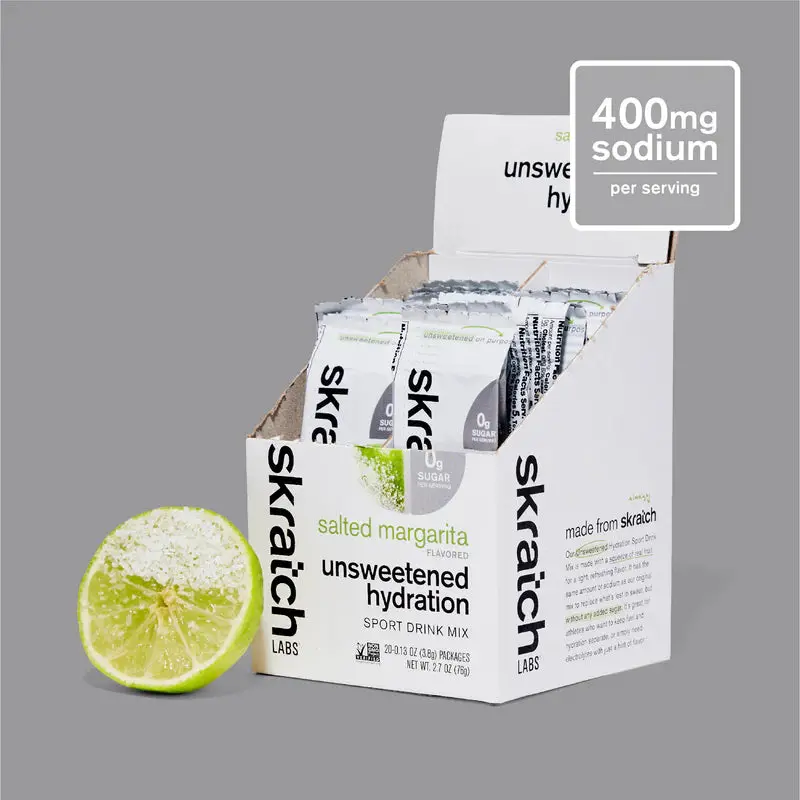 Skratch Labs Unsweetened Sport Hydration Drink Mix - Salted Margarita 2