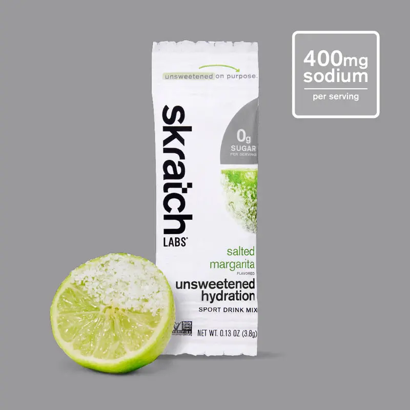 Skratch Labs Unsweetened Sport Hydration Drink Mix - Salted Margarita 3