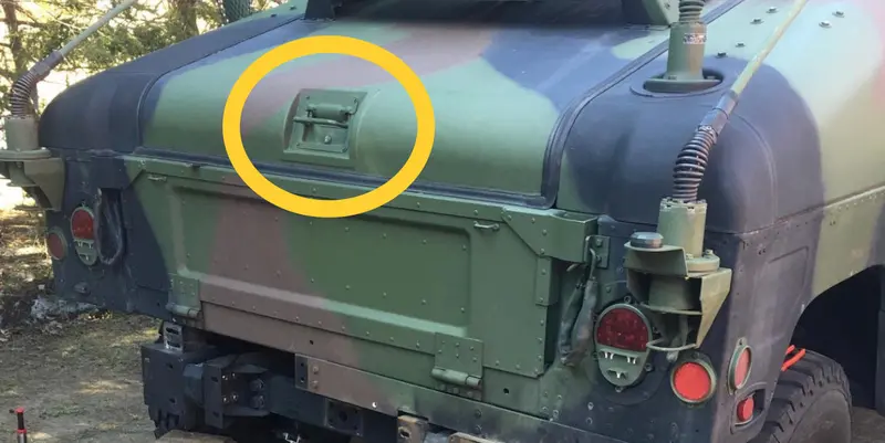 Slantback Handle, Oem Fits Slantback Humvee M1043a2 M1045a2 And Others 1