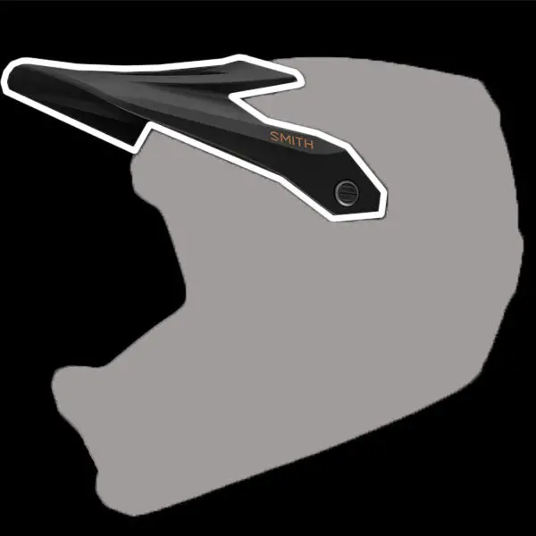 Smith Hardline Replacement Visor Set - Black 1