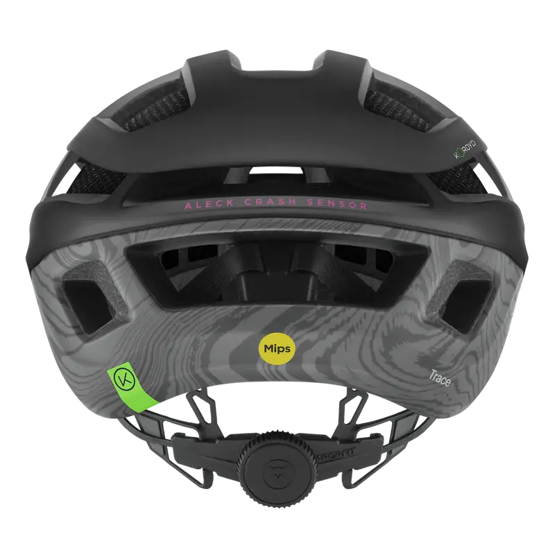 Smith Trace Mips Road Helmet - Aleck Crash Sensor - Matte Black-Topo 2