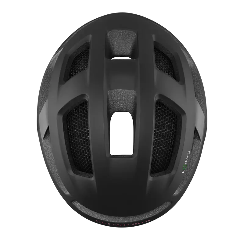 Smith Trace Mips Road Helmet - Aleck Crash Sensor - Matte Black-Topo 3